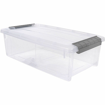 IRIS 6.2 QT Stack-and-Pull Storage Tote (300008)