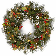 National Tree Company Company Company National Tree Company Company Wintry Pine Decorative Wreath - Green (729083206436)