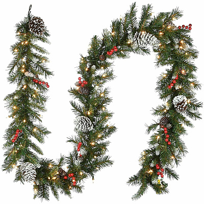 National Tree Company Company Company National Tree Company Company Decorative Garland - Green (729083432491)