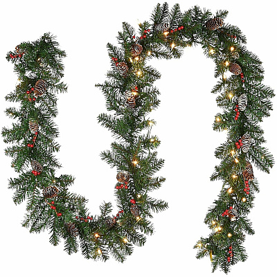 National Tree Company Company Company National Tree Company Company Decorative Garland - Green (729083133633)