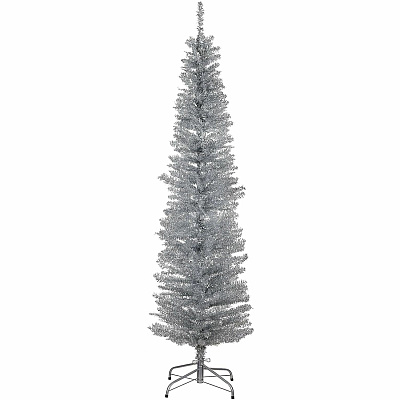 National Tree Company Company Company National Tree Company Company Tinsel Christmas Tree - Silver (729083892172)