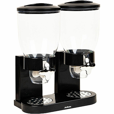 Mind Reader Double Cereal Dispenser (CEREALD2BLK)