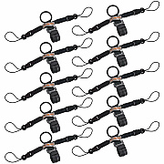 ergodyne Squids 3141 Barcode Scanner Lanyard - D-Ring and Clip Attachments (10-Pack) (19199)