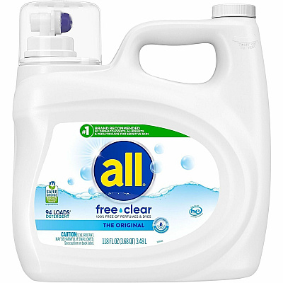 All Free Clear Liquid Laundry Detergent (47463)