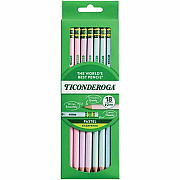 Ticonderoga Pastel Wood-Cased No. 2 Pencils (X137180001)
