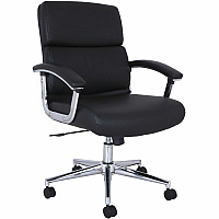 Lorell Vuelo Modern Bonded-Leather Office Chairs (20028)