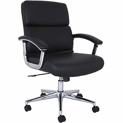 Lorell Vuelo Modern Bonded-Leather Office Chairs (20028)