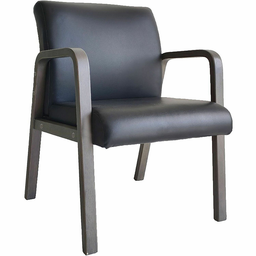 Lorell Solid Wood Frame Guest Chair (40213)