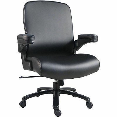Lorell Big & Tall Flip Arm Chair (40221)