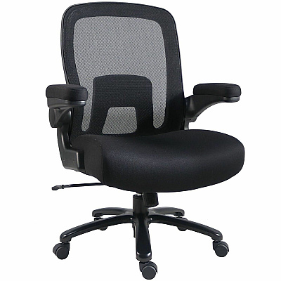 Lorell Big & Tall Flip Arm Chair (40220)