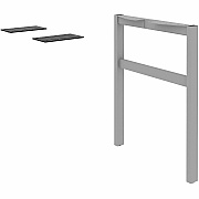 Lorell Adjustable Table Leg Bases & Returns (16285)
