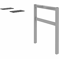 Lorell Adjustable Table Leg Bases & Returns (16285)