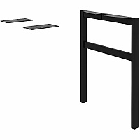 Lorell Adjustable Table Leg Bases & Returns (16282)