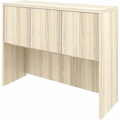 Lorell Essentials 3-Door Stack-On Hutch (66319)