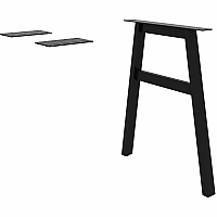 Lorell Adjustable Table Leg Bases & Returns (16288)