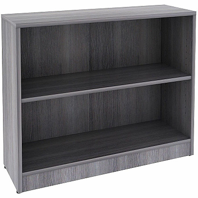 Lorell Weathered Charcoal Laminate Bookcase (69630)