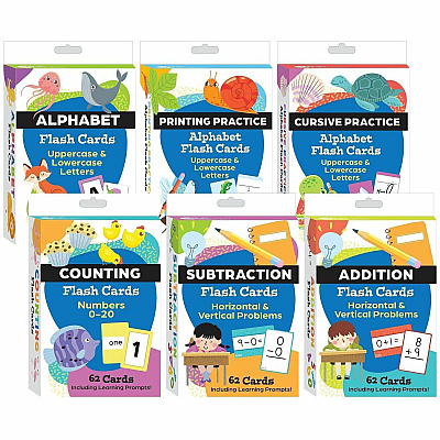 Shell Education Teacher Created Materials Math & Literacy Flash Card Set (155913)