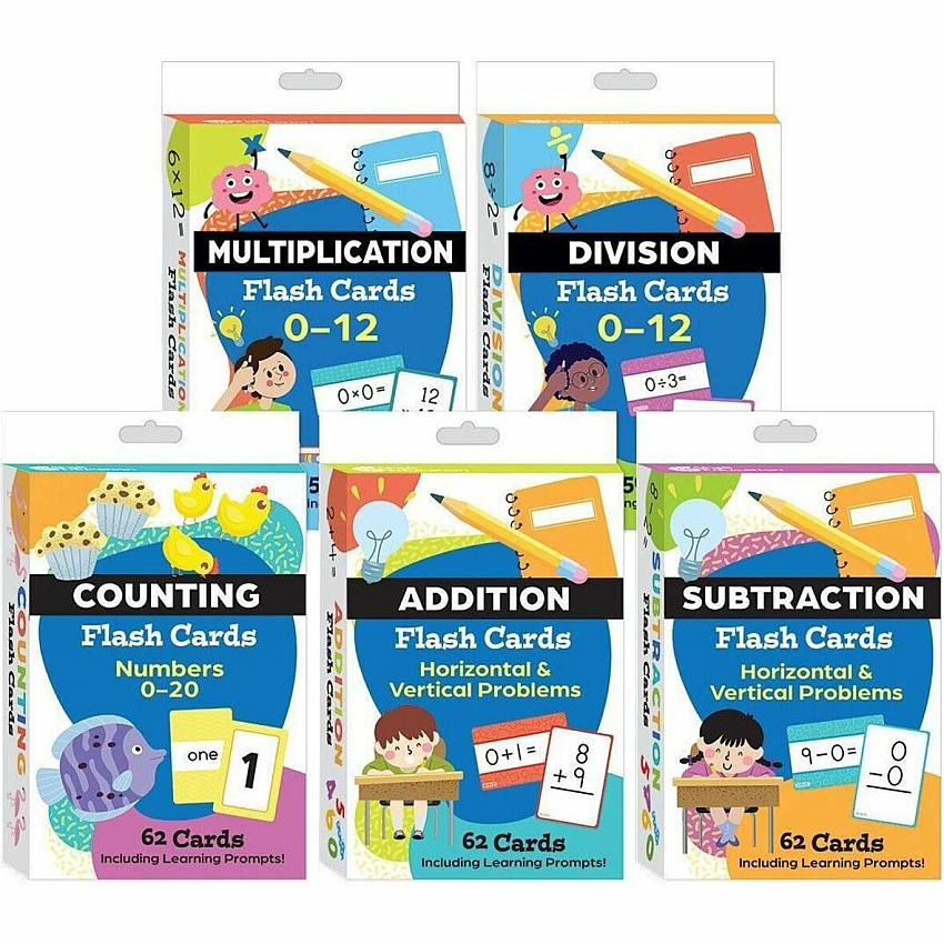 Shell Education Teacher Created Materials Math Flash Cards Set (161146)