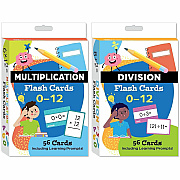 Shell Education Teacher Created Materials Multiplication & Division Flash Cards Set (160969)