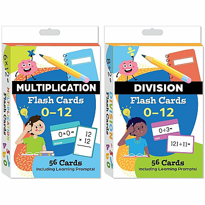 Shell Education Teacher Created Materials Multiplication & Division Flash Cards Set (160969)