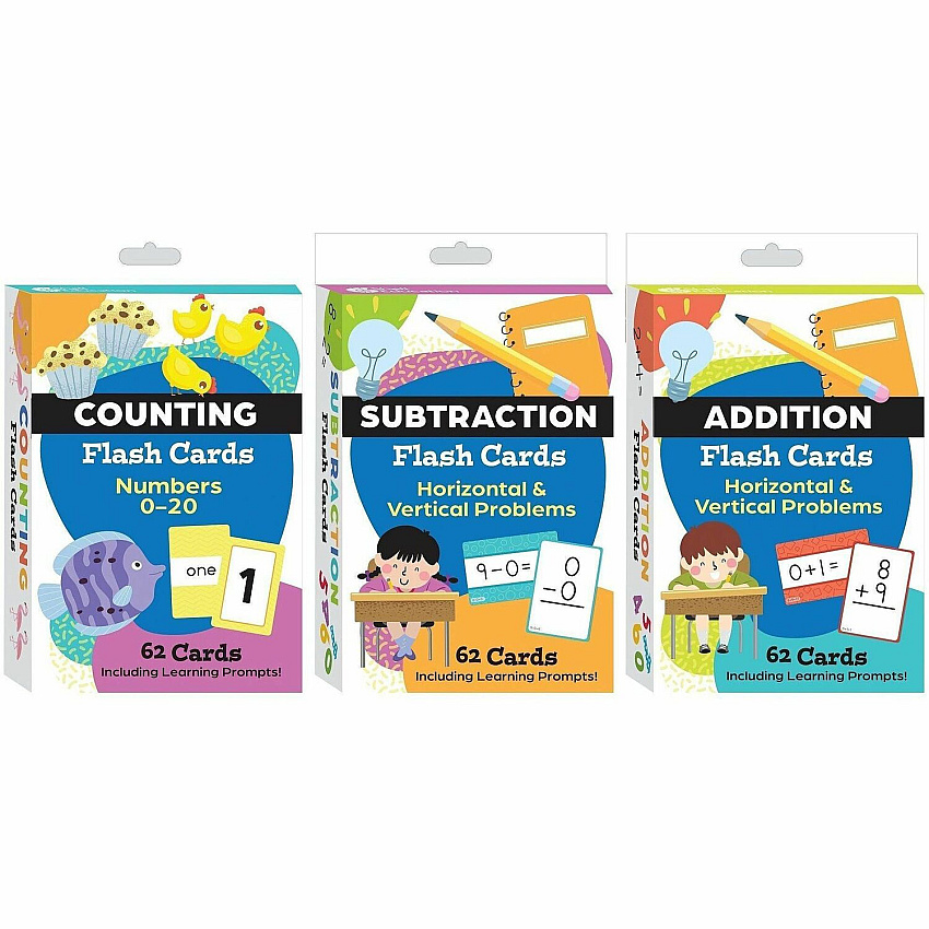 Shell Education Teacher Created Materials Math Skills Flash Cards Set (155912)