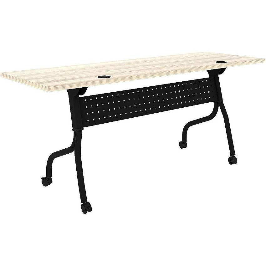 Lorell Modern Elm/Black Flip-Up Training Tables (66375)