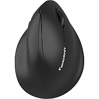 Skilcraft 2.40GHz and Bluetooth Wireless Vertical Computer Mouse (410773)