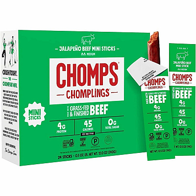 CHOMPS Beef Jerky Sticks (LCJ24)