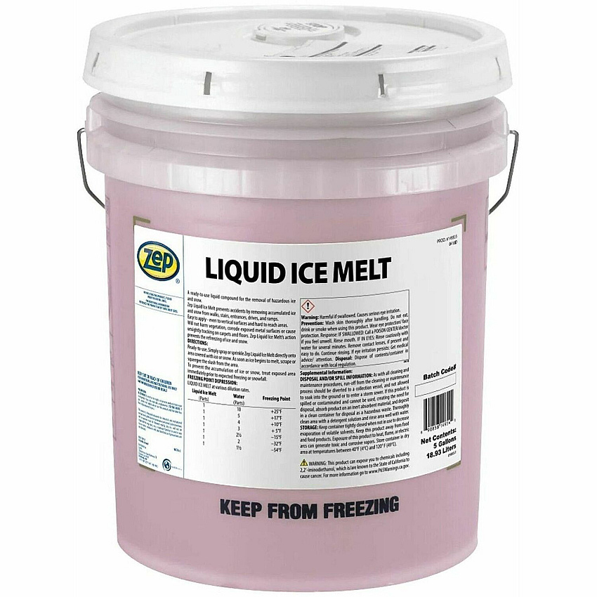 Zep Commercial Liquid Ice Melt - 5 Gallon (149535)