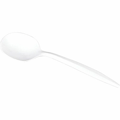 Karat Soup Spoon Med-weight/White (U2007W)