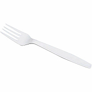 Karat Wrapped Fork, Heavy-Weight/White (U3530W)