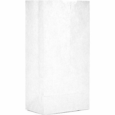 AJM Packaging Packaging Packaging AJM Packaging Packaging #4 White Paper Grocery Bags (WB04NP5CES)