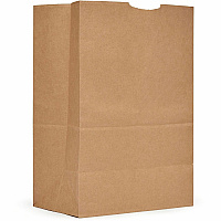 AJM Packaging Packaging Packaging AJM Packaging Packaging 1/6 BBL #52 Kraft Paper Grocery Sacks (GS52NP5CES)