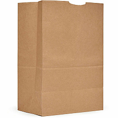 AJM Packaging Packaging Packaging AJM Packaging Packaging 1/6 BBL #52 Kraft Paper Grocery Sacks (GS52NP5CES)