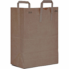 AJM Packaging Packaging Packaging AJM Packaging Packaging 1/6 BBL #70 Kraft Paper Grocery Sacks (HS70NP3CES)