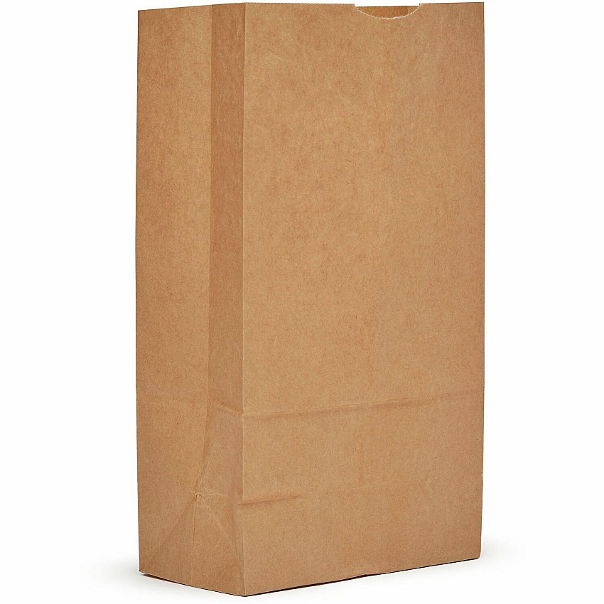 AJM Packaging Packaging Packaging AJM Packaging Packaging #12 Kraft Paper Grocery Bags (GB12NP5CES)