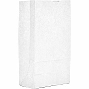 AJM Packaging Packaging Packaging AJM Packaging Packaging #12 White Paper Grocery Bags (WB12NP5CES)