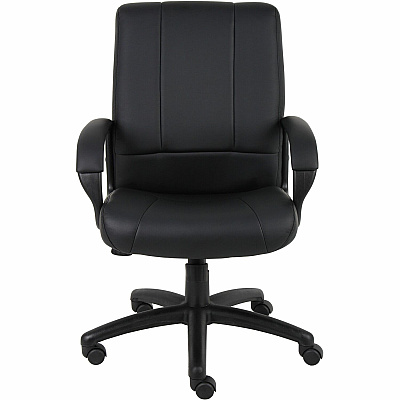 BOSS Caressoftplus Vinyl Executive Mid Back Chair (7906)