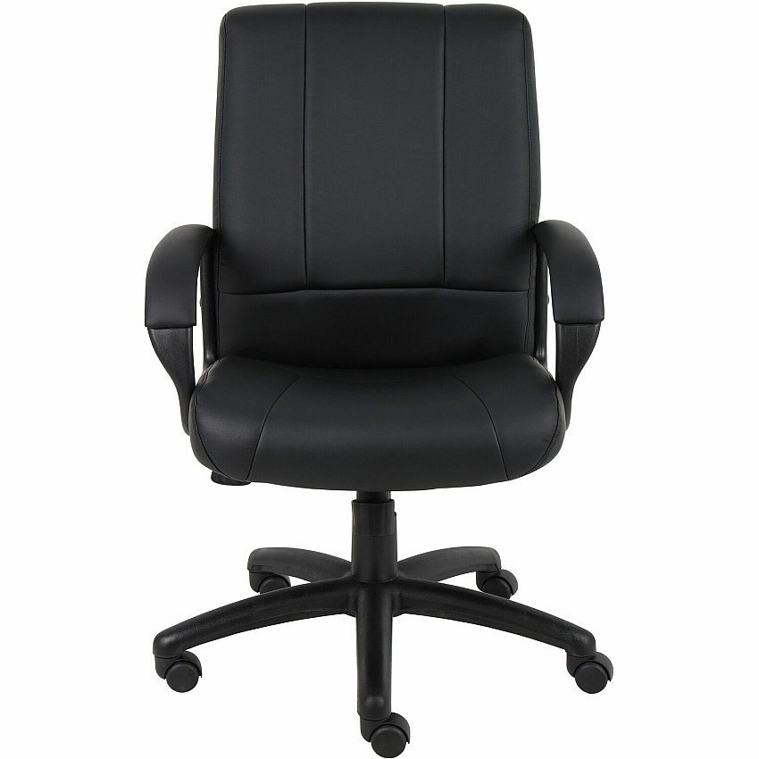 BOSS Caressoftplus Vinyl Executive Mid Back Chair (7906)