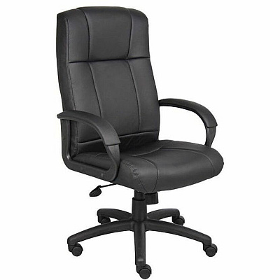 BOSS Caressoftplus Vinyl Executive High Back Chair (7901)