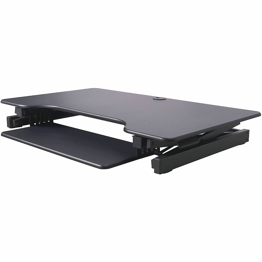Rocelco DADRB-40-ACUSB Sit-to-Standing Desk Riser and Converter (RDADRB40ACUS)