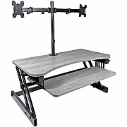 Rocelco R DADRG-DM2 Standing Desk Converter Bundle