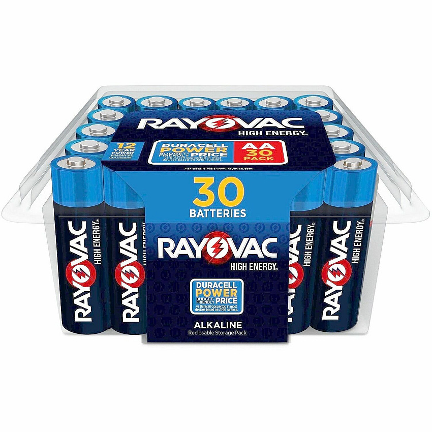 Rayovac Alkaline AA Batteries (81530PP)