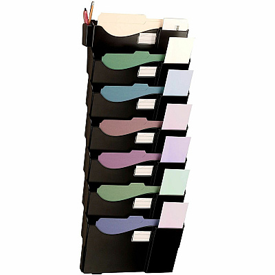 Business Source Grande Central 7-Section Filing System (08174)