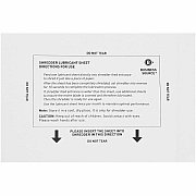 Business Source Shredder Lubricant Sheets (38026CT)