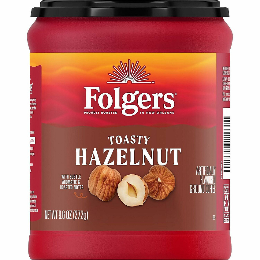 Folgers Ground Toasty Hazelnut Ground Coffee (11037)