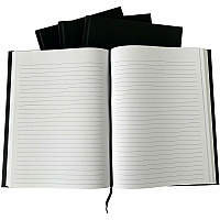 Business Source Hardbound Ruled Linen Journals (10973CT)