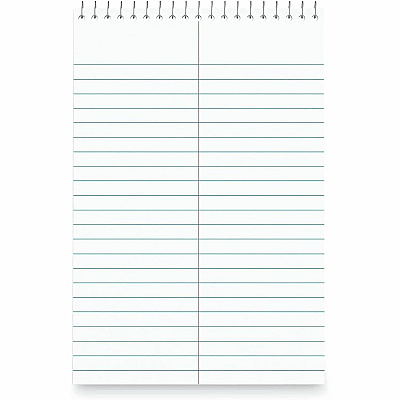 Business Source Green Tint Steno Notebook (96920)