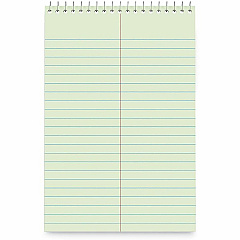Business Source Green Tint Steno Notebook (26743)