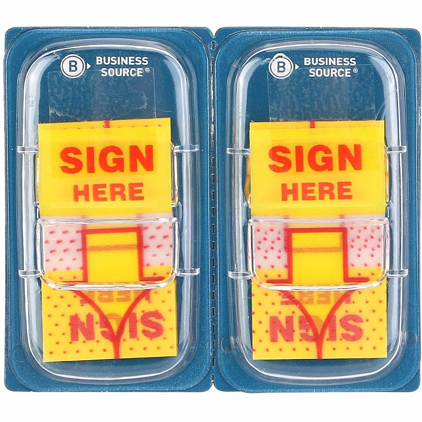 Business Source Sign Here Arrow Page Flags (99007)